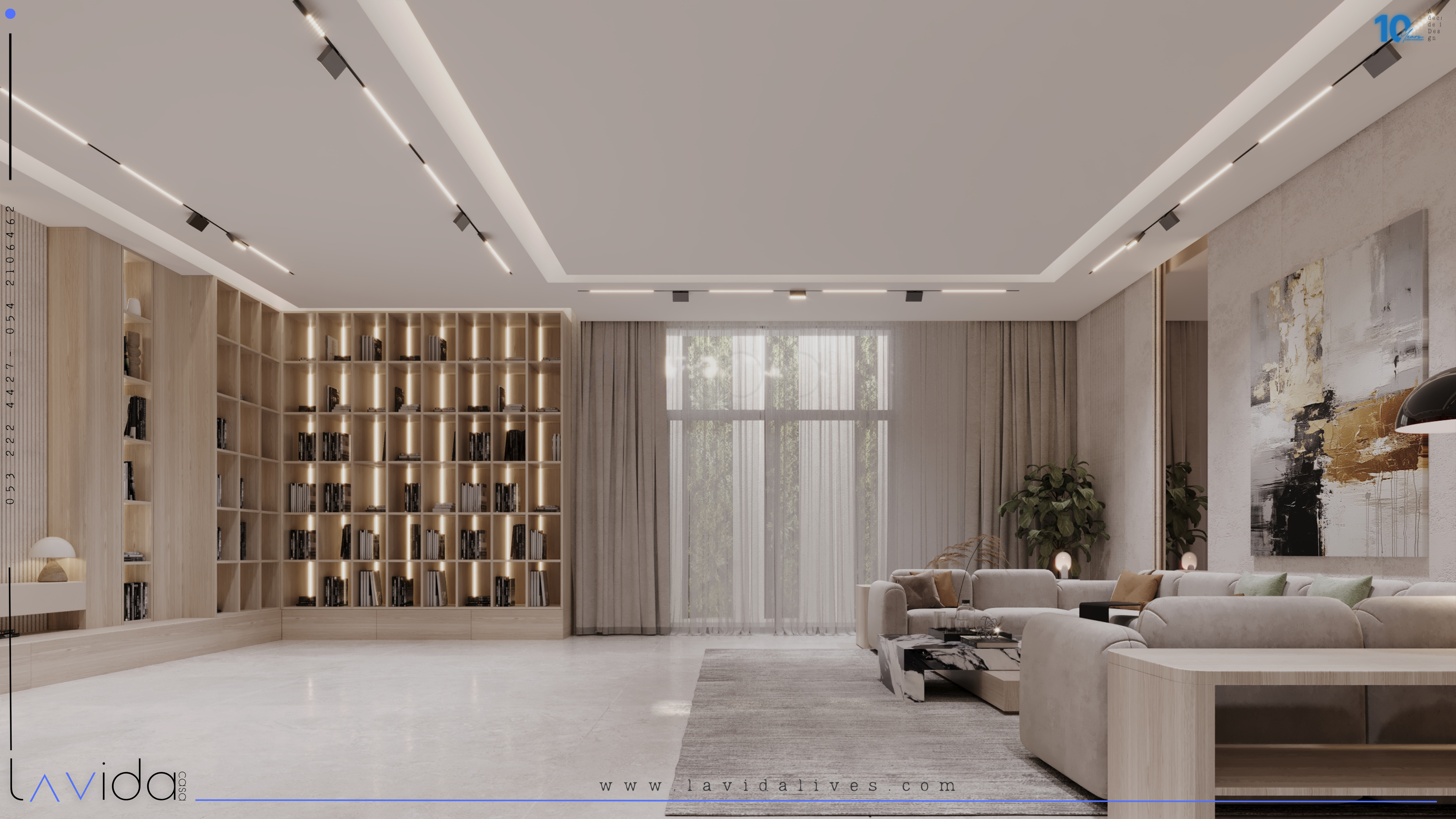 التصميم الداخلي والتنفيذ في الرياض: دليل متكامل للمشاريع السكنية والتجارية